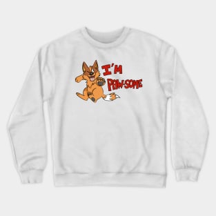 Pawesome RED Crewneck Sweatshirt